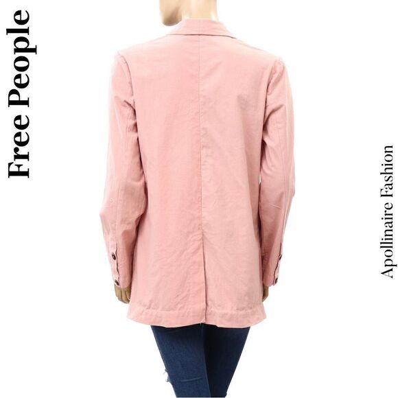 FREE PEOPLE WINNING COMBO BLAZER AND DRESS IN PINK SP NEW - Picture 7 of 10